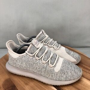 Adidas Tubular Shadow Knit Beige Running Shoes Mens Size 10 Low Top Sneakers